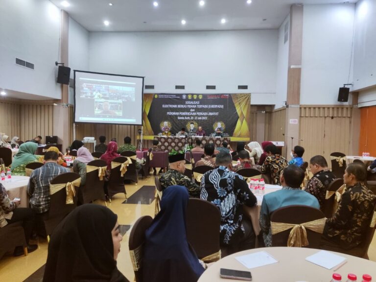 Mahkamah Agung Sosialisasikan Aplikasi Elektronik Berkas Pidana Terpadu (e-BERPADU)