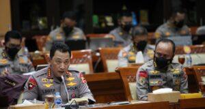 Rapat bersama Komisi III DPR, Kapolri Uraikan Pelanggaran Kasus Brigadir J