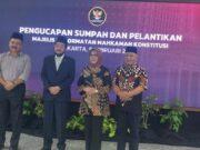 Anwar Usman Resmi Lantik Tiga Anggota Majelis Kehormatan MK