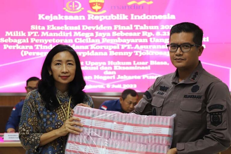 Buntut Kasus Jiwasraya, Kejagung Sita Eksekusi Saham Rp.8,2 Miliar Milik Benny Tjokrosaputro