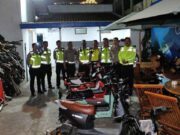 Polrestabes Bandung Tertibkan Pengguna Sepeda Listrik, 15 Sepeda Diamankan