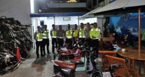Polrestabes Bandung Tertibkan Pengguna Sepeda Listrik, 15 Sepeda Diamankan