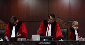 MK Gelar Sidang Gugatan Uji Materiil UU Pemilu Terkait Batas Usia Minimal Capres-Cawapres