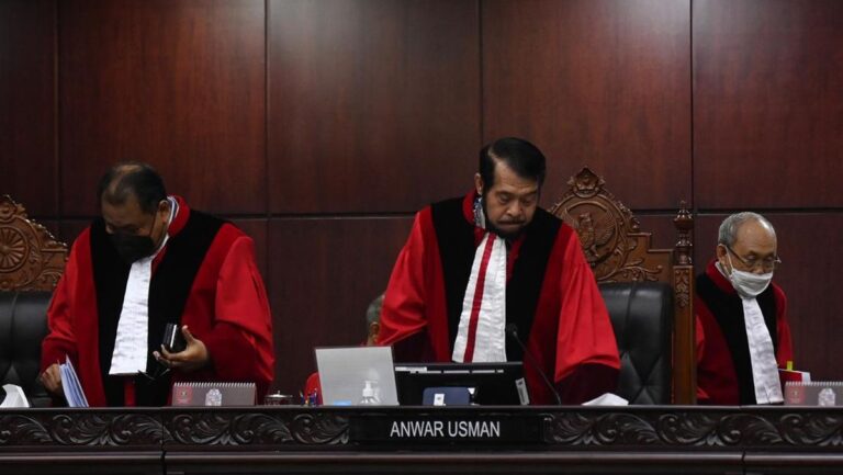 MK Gelar Sidang Gugatan Uji Materiil UU Pemilu Terkait Batas Usia Minimal Capres-Cawapres