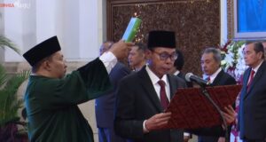 Presiden Jokowi Resmi Lantik Nawawi Pomolango Jadi Ketua KPK Sementara