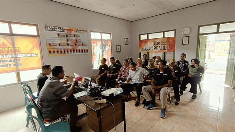 Panwaslu Pringkuku Permudah Laporan Pengawasan, Luncurkan Aplikasi Priwasi