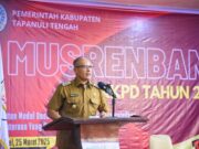 Buka Musrenbang, Wakil Bupati Tapteng : Diperlukan Sinegritas Prioritas Pembangunan Kabupaten Tapteng