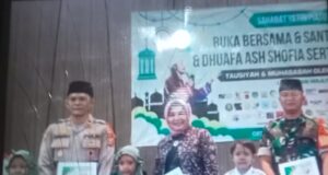 Santunan Anak Yatim di Kecamatan Ciparay, Dihadiri Sekcam, Polsek, dan Koramil