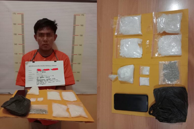 *Polres Tapteng Tangkap Pengedar Narkotika Jenis Sabu dan Ekstasi di Sibuluan Nauli*