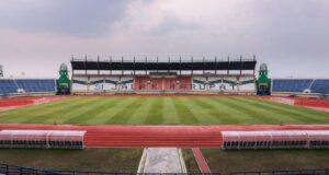 Gerbang Stadion Si Jalak Harupat Bakal Dilelang Eksekusi