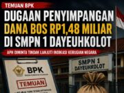 BPK Temukan Dugaan Penyimpangan Dana BOS Rp1,48 Miliar di SMPN 1 Dayeuhkolot, APH Diminta Tindak Lanjuti