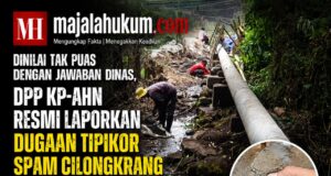 Dinilai Tak Puas dengan Jawaban Dinas, DPP KPAHN Resmi Laporkan Dugaan Tipikor Proyek SPAM Cilongkrang ke Kejati Jabar