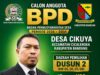 Jurnalis Kuswandi Maju Calon Anggota BPD Desa Cikuya, Usung Visi “Bangun MBG untuk Cikuya Maju”