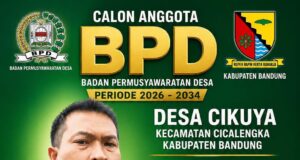 Jurnalis Kuswandi Maju Calon Anggota BPD Desa Cikuya, Usung Visi “Bangun MBG untuk Cikuya Maju”