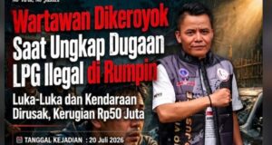 Wartawan Dikeroyok Saat Bongkar Dugaan LPG Ilegal di Bogor, Kendaraan Dirusak Rp50 Juta, GMOCT Desak Polisi Usut Dalang Serangan