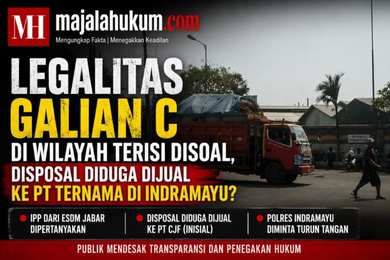 Legalitas Galian C di Terisi Disoal, Disposal Tanah Diduga Dijual ke Perusahaan di Indramayu