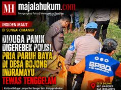Diduga Panik Saat Penggerebekan, Pria Paruh Baya di Desa Bojong Indramayu Tewas Tenggelam