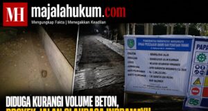 Diduga Kurangi Volume Beton, Proyek Rehabilitasi Jalan Olahraga Rp2,39 Miliar di Indramayu Jadi Sorotan