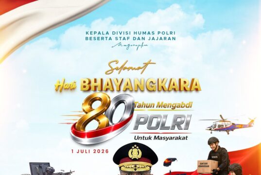 Hari Bhayangkara ke-80, Kadiv Humas Polri Sampaikan Doa dan Apresiasi untuk Seluruh Insan Bhayangkara