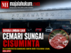Diduga Limbah Cair Cemari Sungai Cisuminta, DLH Kabupaten Bandung Hanya Beri Teguran Lisan