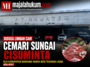 Diduga Limbah Cair Cemari Sungai Cisuminta, DLH Kabupaten Bandung Hanya Beri Teguran Lisan