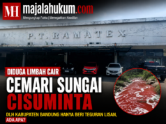 Diduga Limbah Cair Cemari Sungai Cisuminta, DLH Kabupaten Bandung Hanya Beri Teguran Lisan
