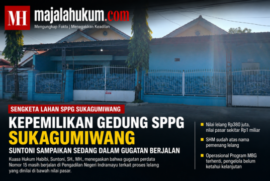 Kepemilikan Gedung SPPG Sukagumiwang Masih Disengketakan, Kuasa Hukum Habibi: Gugatan Perdata Masih Berjalan