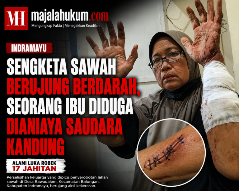 Sengketa Sawah Berujung Berdarah, Seorang Ibu di Indramayu Alami 17 Jahitan Diduga Dianiaya Saudara Kandung