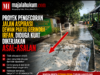 Proyek Pengecoran Jalan Aspirasi Anggota DPRD Gerindra Irfan Diduga Dikerjakan Asal-Asalan