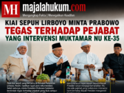 Kiai Sepuh Lirboyo Minta Prabowo Tegas terhadap Pejabat yang Intervensi Muktamar NU ke-35