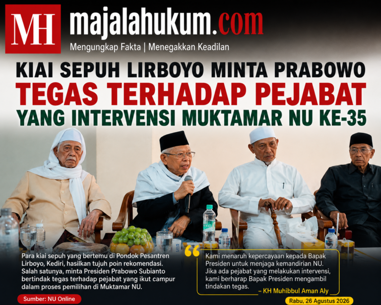 Kiai Sepuh Lirboyo Minta Prabowo Tegas terhadap Pejabat yang Intervensi Muktamar NU ke-35