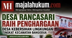 Desa Rancasari Raih Penghargaan Kebersihan Lingkungan Tingkat Kecamatan Bangodua