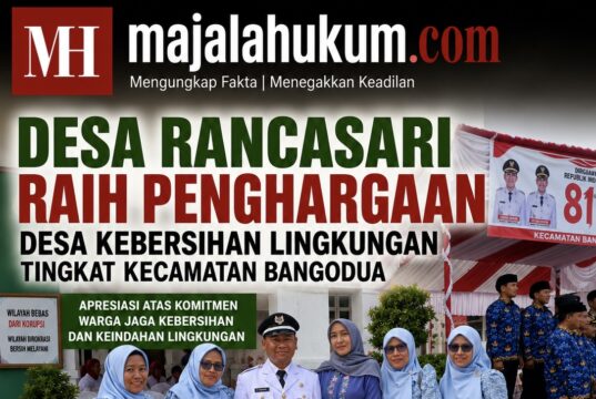 Desa Rancasari Raih Penghargaan Kebersihan Lingkungan Tingkat Kecamatan Bangodua