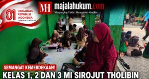 Semarak HUT RI ke-81, Siswa Kelas 1–3 MI Sirojut Tholibin Rengaspendawa Ikuti Lomba Mewarnai