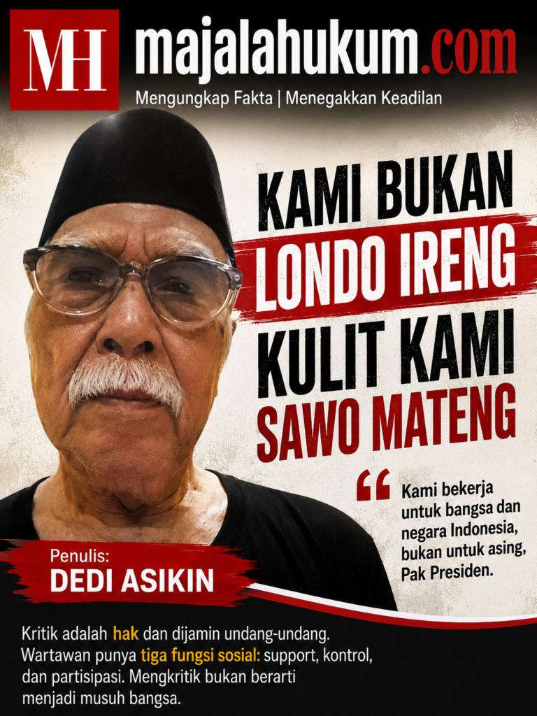 KAMI BUKAN LONDO IRENG, KULIT KAMI SAWO MATANG