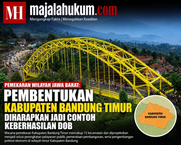 Pemekaran Jawa Barat: Kabupaten Bandung Timur Diharapkan Jadi Contoh Sukses DOB