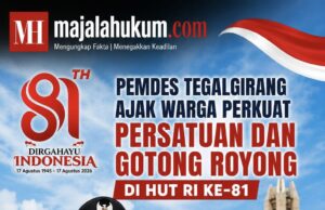 Pemdes Tegalgirang Ajak Warga Perkuat Persatuan dan Gotong Royong di HUT RI ke-81