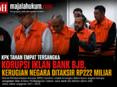 KPK Tahan Empat Tersangka Korupsi Iklan Bank BJB, Kerugian Negara Ditaksir Rp222 Miliar