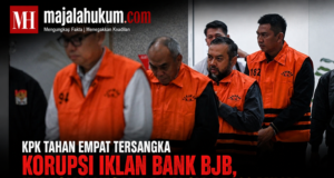KPK Tahan Empat Tersangka Korupsi Iklan Bank BJB, Kerugian Negara Ditaksir Rp222 Miliar