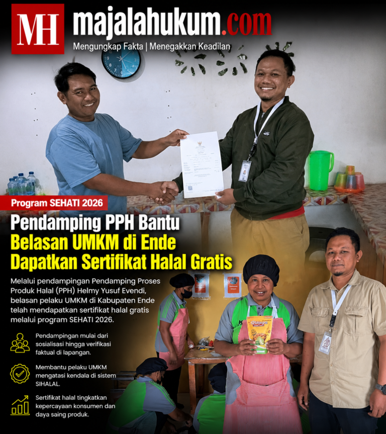 Pendamping PPH Bantu Belasan UMKM di Ende Dapatkan Sertifikat Halal Gratis melalui Program SEHATI 2026