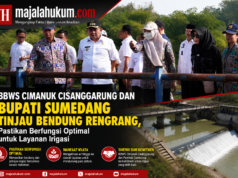 BBWS Cimanuk Cisanggarung dan Bupati Sumedang Tinjau Bendung Rengrang, Pastikan Berfungsi Optimal untuk Layanan Irigasi
