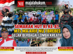 Semarak HUT RI ke-81, MTs Ma’arif NU 1 Brebes Gelar Beragam Lomba Kreatif