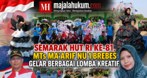 Semarak HUT RI ke-81, MTs Ma’arif NU 1 Brebes Gelar Beragam Lomba Kreatif