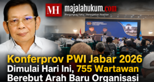 Konferprov PWI Jabar 2026 Dimulai Hari Ini, 755 Wartawan Berebut Arah Baru Organisasi