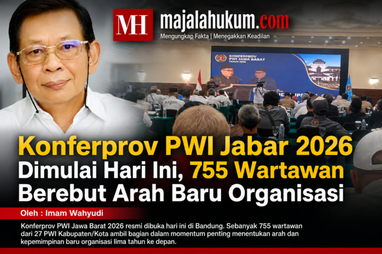 Konferprov PWI Jabar 2026 Dimulai Hari Ini, 755 Wartawan Berebut Arah Baru Organisasi