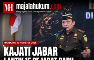 Kajati Jabar Lantik 15 Pejabat Baru, Sejumlah Kajari di Jawa Barat Resmi Dirotasi