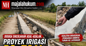 Diduga Dikerjakan Asal-asalan, Proyek Irigasi P3-TGAI di Desa Kroya Indramayu Diprotes Warga karena Rapuh