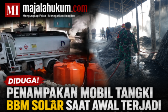Diduga! Video Mobil Tangki BBM Solar Tinggalkan Lokasi Saat Awal Kebakaran Pelabuhan Karangsong Viral