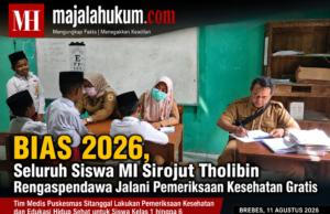 Seluruh Siswa MI Sirojut Tholibin Rengaspendawa Jalani Pemeriksaan Kesehatan