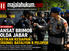 Dansat Brimob Polda Jabar Pimpin Gelar Pasukan, Pastikan Kesiapan Personel Batalyon B Pelopor